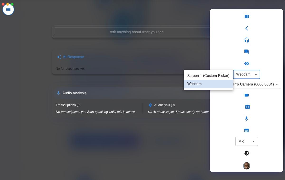StreamIO interface vertical